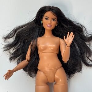 Hybrid Barbie Joanna Gaines Custom Doll Brunette Fashion Made To Move Curvy MTM